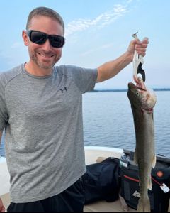 Lone angler in Peru enjoying a fishing adventure