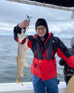A rainbow trout caught in NY