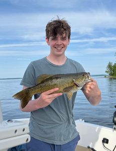 Smallmouth bass fishing in Peru