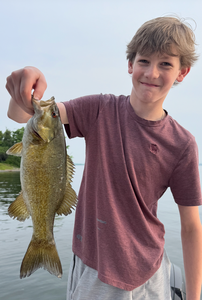 A beautiful Smallmouth Bass reeled in from the waters of Peru, NY!