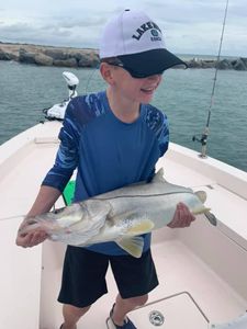 Lone angler fishing at Cape Canaveral