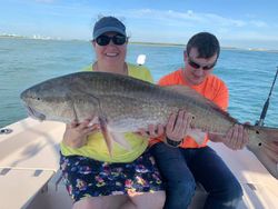 Redfish measuring 36 inches caught in Cape Canaveral