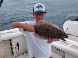 Trophy Sized Flounder Caught In Beaufort, NC