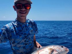 One fisherman with a great catch in North Carolina