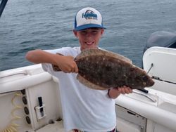 Summer Flounder caught while fishing in Beaufort