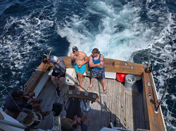 Two anglers fishing in NC