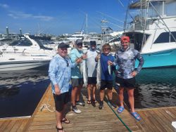 Pair of king mackerel fish caught while fishing in NC