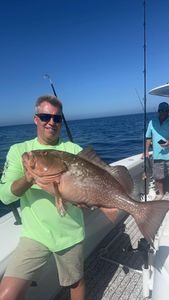 Red grouper caught while fishing in Fort Myers FL waters