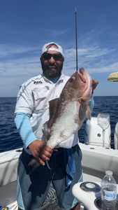 Red grouper caught while fishing in Fort Myers FL