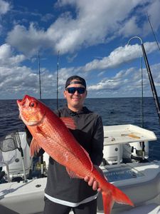 Large red snapper caught while fishing in Fort Myers FL waters