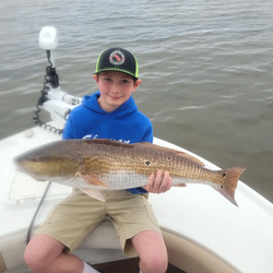 Fishing for a huge redfish in FL