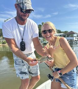 Two people fishing in Florida