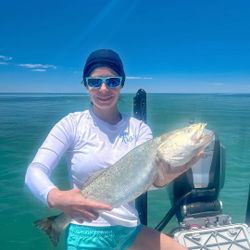 An angler's successful catch of a fish in Texas