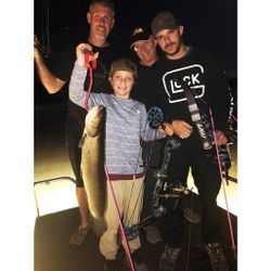 Night Bowfishing Trip in Vermont