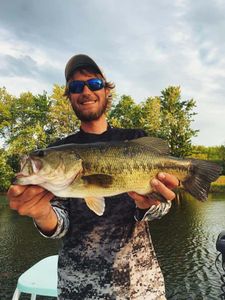 Largemouth Bass caught while fishing in Burlington