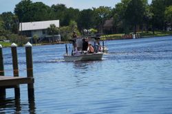 Two people fishing in Florida