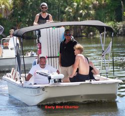 Five people fishing in Homosassa