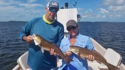 Two redfish caught in Homosassa