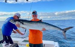 Caught a King Mackerel fish while fishing in FL