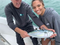 Little Tunny fish caught while fishing in FL