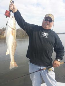 Angler with a 25-inch fish in TX
