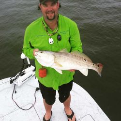 Redfish caught in Galveston, fishing