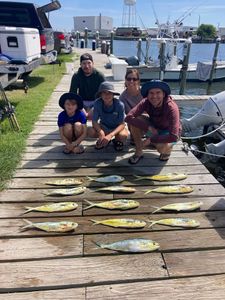5 people fishing in North Carolina