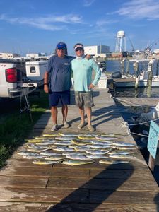 Two anglers fishing in North Carolina