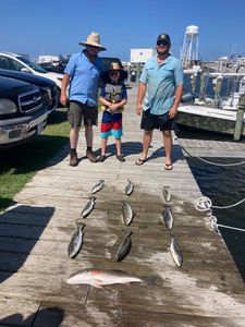 3 people fishing in NC