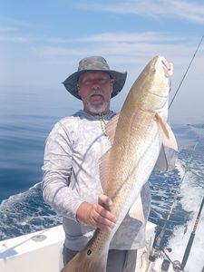 Lone angler fishing in Wanchese