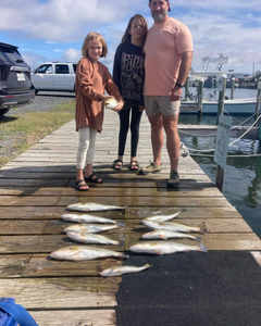 Fishing excursion with 5 big fish in North Carolina