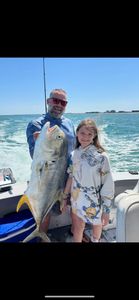 Crevalle Jack caught in Port Canaveral by two anglers
