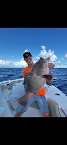 Lone angler fishing at Port Canaveral