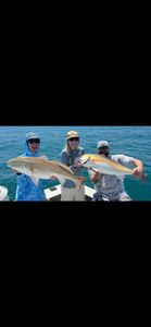 3 people fishing at Port Canaveral