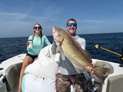 Gag Grouper caught while fishing in Port Canaveral
