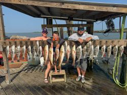 12 redfish and black drum, fishing in Port O'Connor