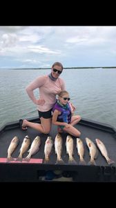9 redfish caught in TX