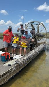 5 people fishing in Texas
