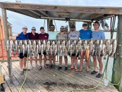 Port O'Connor fishing adventure with 9 people