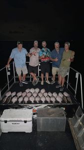 A group of 7 people fishing in TX