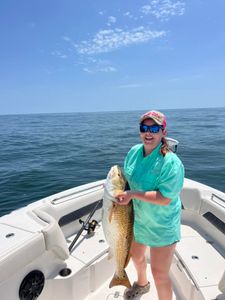 Reeled in this awesome Redfish! Made my day!