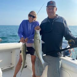 Orleans, MA Hookd a Striped Bass