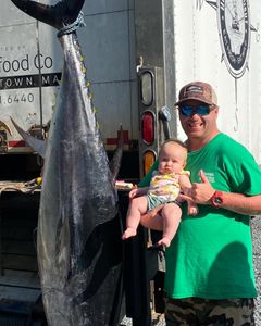 Bluefin Tuna, Big Reward! Baby is happy