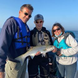 Striped bass caught on fishing trip in MA
