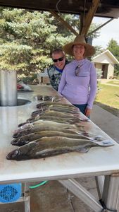 Anglers on a fishing trip in North Dakota