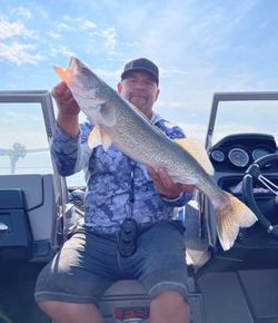 Angler with a 25-inch fish in ND