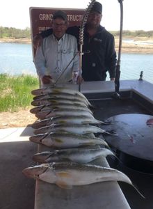 Two people fishing in Beulah