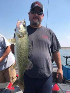 Fishing in Beulah with a 23-inch catch