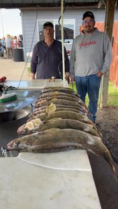 Three people fishing in ND