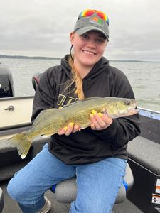 Lone angler fishing in North Dakota